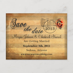 Zachée IV Save the Date Postkarten