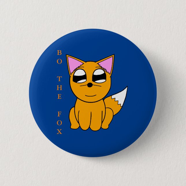 Zack Dragonblade - Bo the Fox Button (Vorderseite)