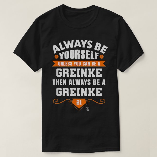 Zack Greinke immer selbst Gameday sein T-Shirt (Design vorne)