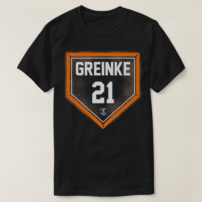 Zack Greinke Zuhause Plate Gameday Premium T-Shirt (Design vorne)