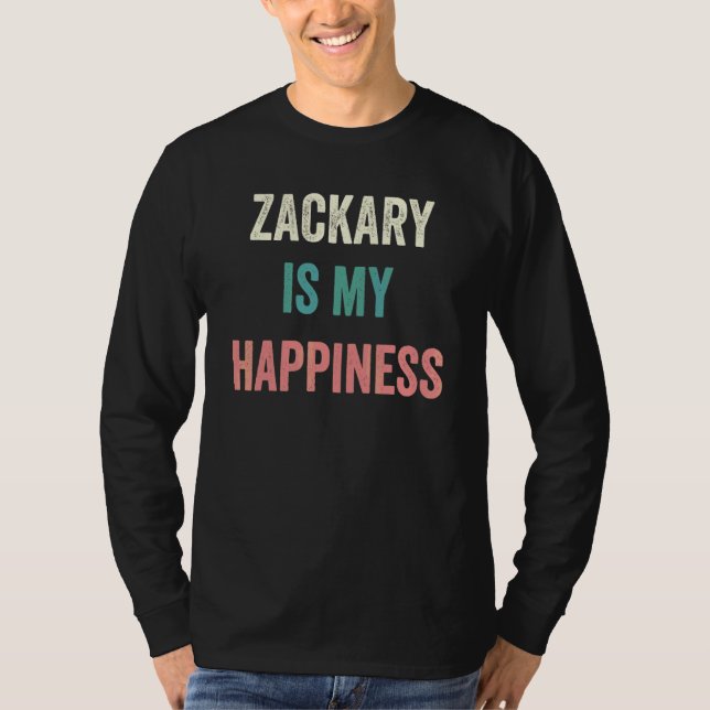 Zackary Ist Mein Glück T-Shirt (Vorderseite)