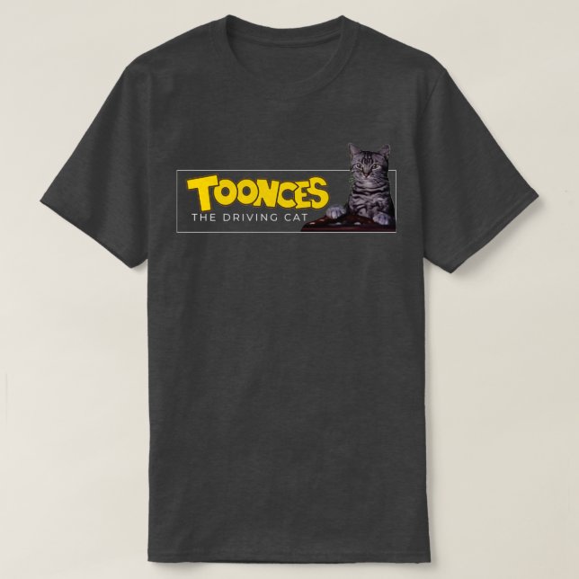 Zacken der fahrenden Katze T-Shirt (Design vorne)