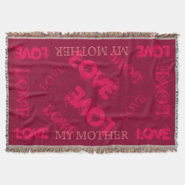 Zacken Sie meine Mutter-Wurfs-Decke aus Decke (Vorderseite)