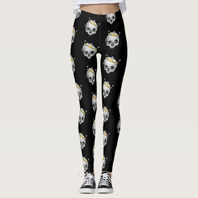 Zackenbarsche Leggings (Vorderseite)