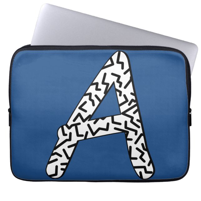 Zackenmuster A Laptopschutzhülle (Vorderseite)