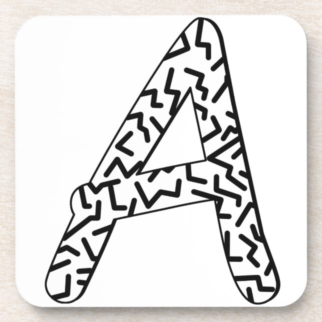 Zackenmuster A Untersetzer (Vorderseite)
