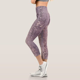 Zackenrosa  capri leggings
