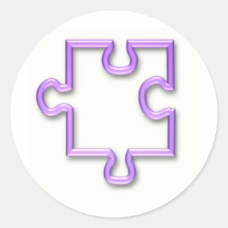 Zackiger Ausschnitt-Aufkleber Runder Aufkleber