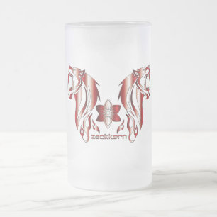 Zackkern-Beer-Glas Mattglas Bierglas
