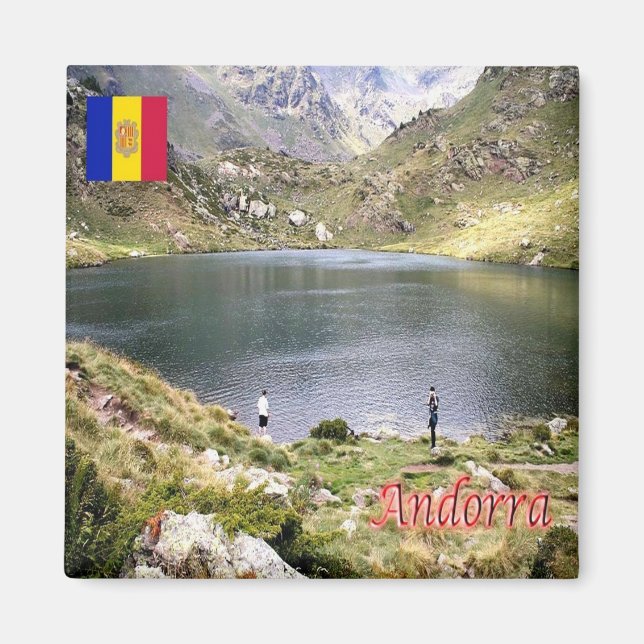 zAD015 ESTANY DE TRISTAINA DE BAIX Andorra Kühlsch Magnet (Vorne)