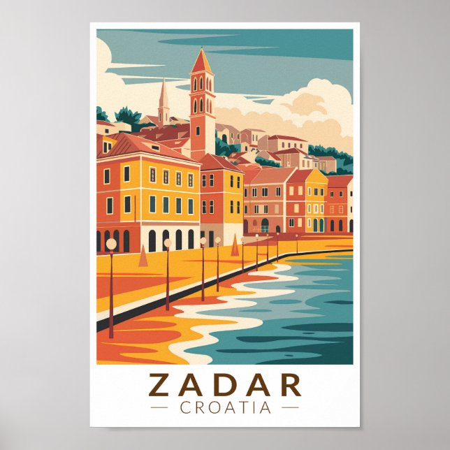 Zadar Kroatien Kunstvoll wandern im Valle Verzasca Poster (Vorne)