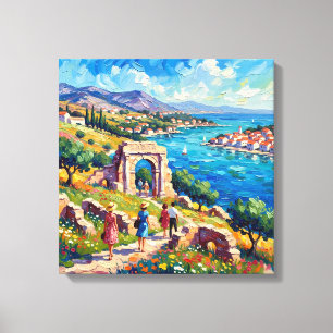 Zadar Kroatien Küstenlandschaft Wanddekoration Leinwanddruck