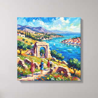 Zadar Kroatien Küstenlandschaft Wanddekoration Leinwanddruck