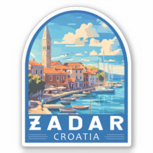 Zadar Kroatien Reisen Aufkleber