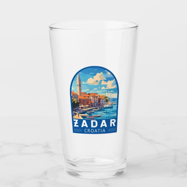 Zadar Kroatien Reisen Glas (Vorderseite)