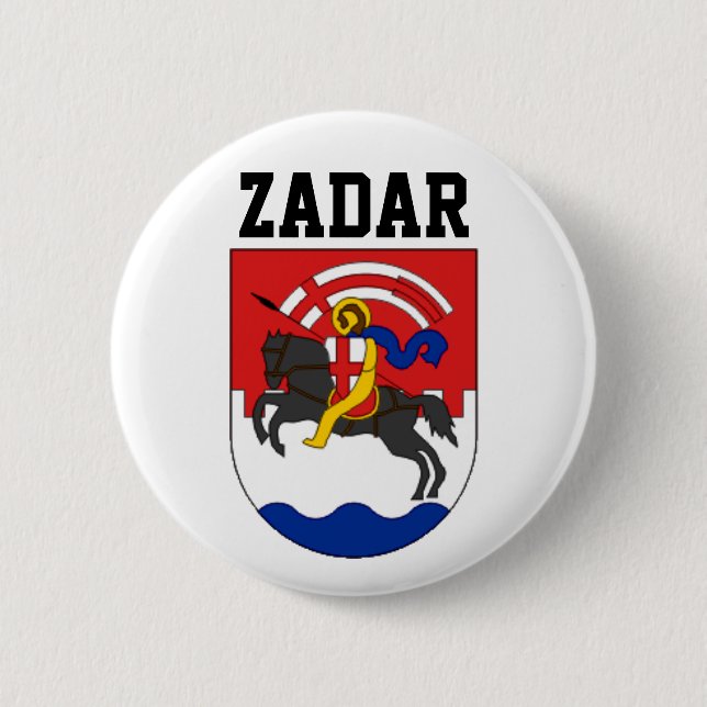Zadar-Wappen (Kroatien) Button (Vorderseite)