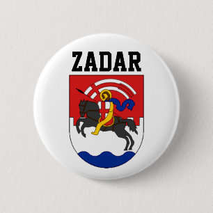 Zadar-Wappen (Kroatien) Button