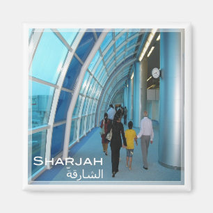 ZAE019 SHARJAH INTERNATIONAL AIRPORT, VAE, Kühlsch Magnet