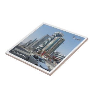 zAE030 FUJAIRAH Gebäude, VAE, Naher Osten, Fliese