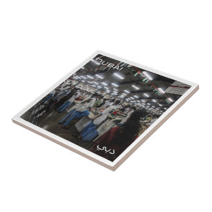 zAE046 DUBAI Fischmarkt, Vereinigte Arabische Emir Fliese