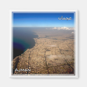 zAE051 AJMAN City, Vereinigte Arabische Emirate, K Magnet