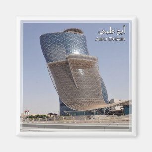 zAE057 HAUPTSTADT GATE Abu Dhabi, VAE, Asien Magnet
