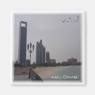 zAE059 ABU DHABI Strand, Naher Osten, Asien, Kühls Magnet
