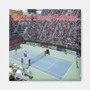 zAE066 DUBAI Tennisstadion, VAE, Asien, Kühlschran Magnet