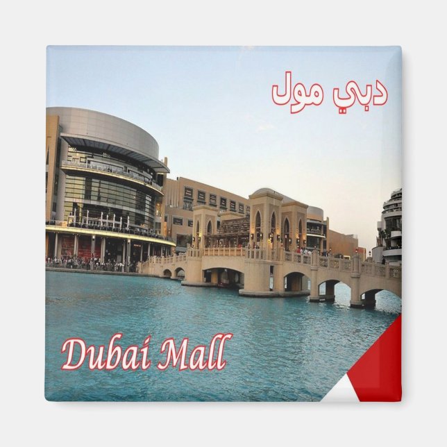 zAE068 DUBAI, Mall größter Einkauf, Kühlschrank Magnet (Vorne)