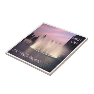 zAE072 BURJ KHALIFA FOUNTAIN, Fliese