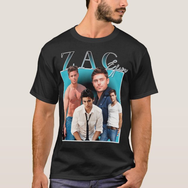 Zaf Efron Bolton Actor T-Shirt (Vorderseite)