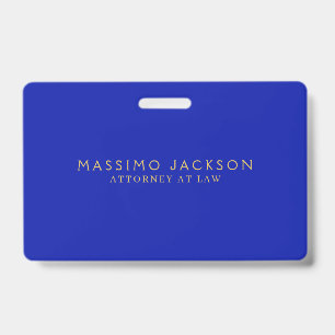 Zaffre Blau Gold Farben Professional Moderne Trend Ausweis
