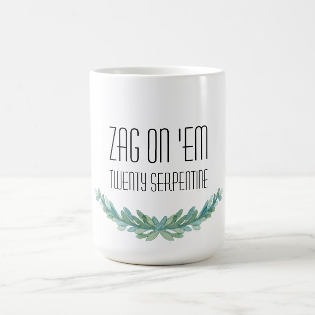 Zag auf ihnen: SerpentinenTasse zwanzig Tasse (Mittel)
