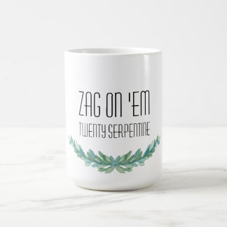Zag auf ihnen: SerpentinenTasse zwanzig Tasse