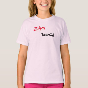 Zag Dog Marke Pinkes T-Shirt