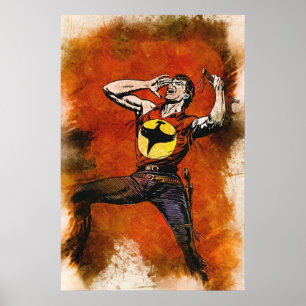 ZAGOR Lo Spirito con la Scure Fan Art Custom Porte Poster