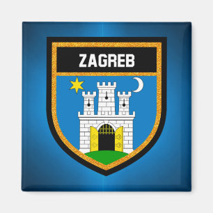Zagreb-Flagge Magnet