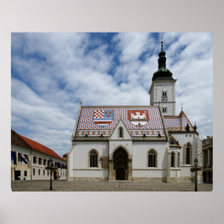 Zagreb Hrvatska Poster