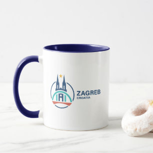 Zagreb Kroatien Europa Tasse