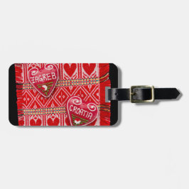 Zagreb Kroatien Souvenir Gepäckanhänger