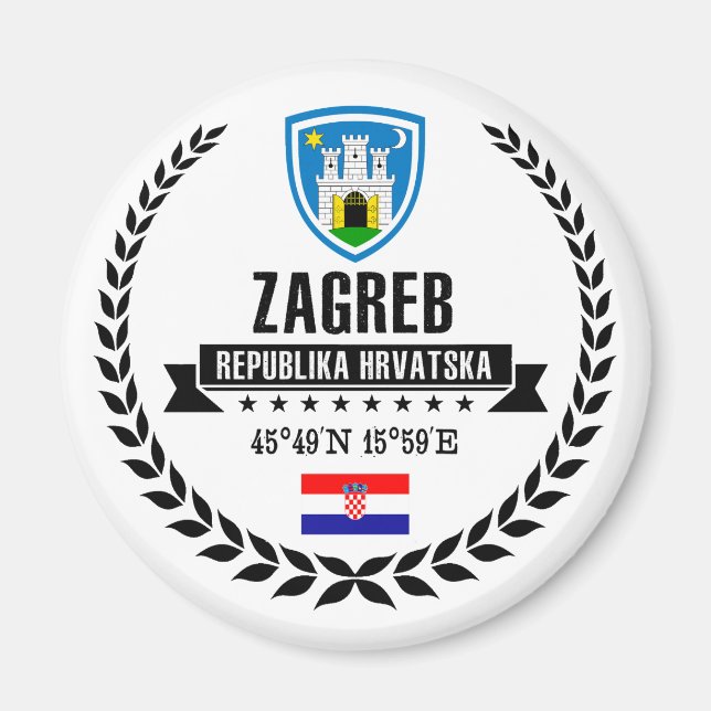 Zagreb Magnet (Vorne)