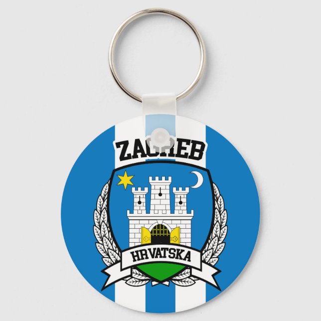 Zagreb Schlüsselanhänger (Vorderseite)