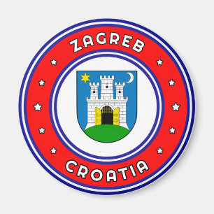 Zagreber Wappen Kroatien Magnet