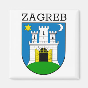 Zagreber Wappen Magnet