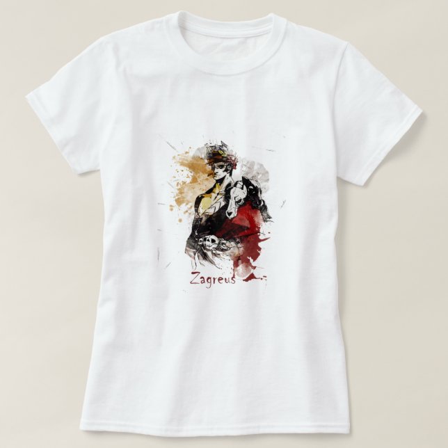 Zagreus - Hades *Malerei* T-Shirt (Design vorne)