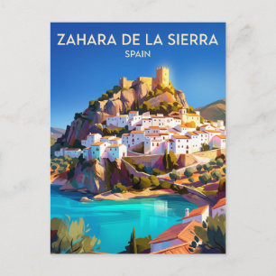 Zahara de la Sierra Spanien Postkarte