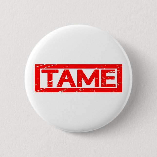 zähe Briefmarke Button (Vorderseite)