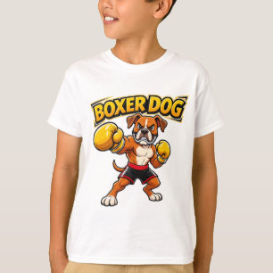 Zäher Boxerhund – Comic Boxerhund Jungen T-Shirt