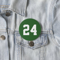 Zahl der grünen und weißen Athleten Jersey