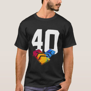 ZAHL DER ZAHL 40 JAHRE AM 40. GEBURTSTAG T-Shirt